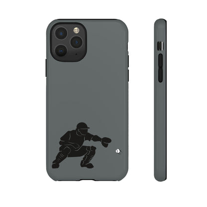 Baseball Catcher Phone Case, Sports Phone Accessory, Tough Cases, Gift for Athletes, Sports Fan Merchandise, Unique Design - TRV