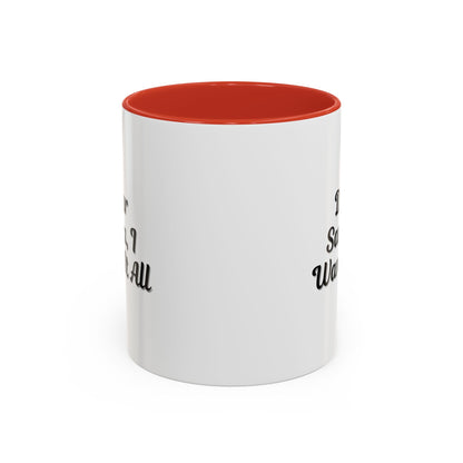Dear Santa Accent Coffee Mug - Fun Holiday Mug for Christmas Enthusiasts