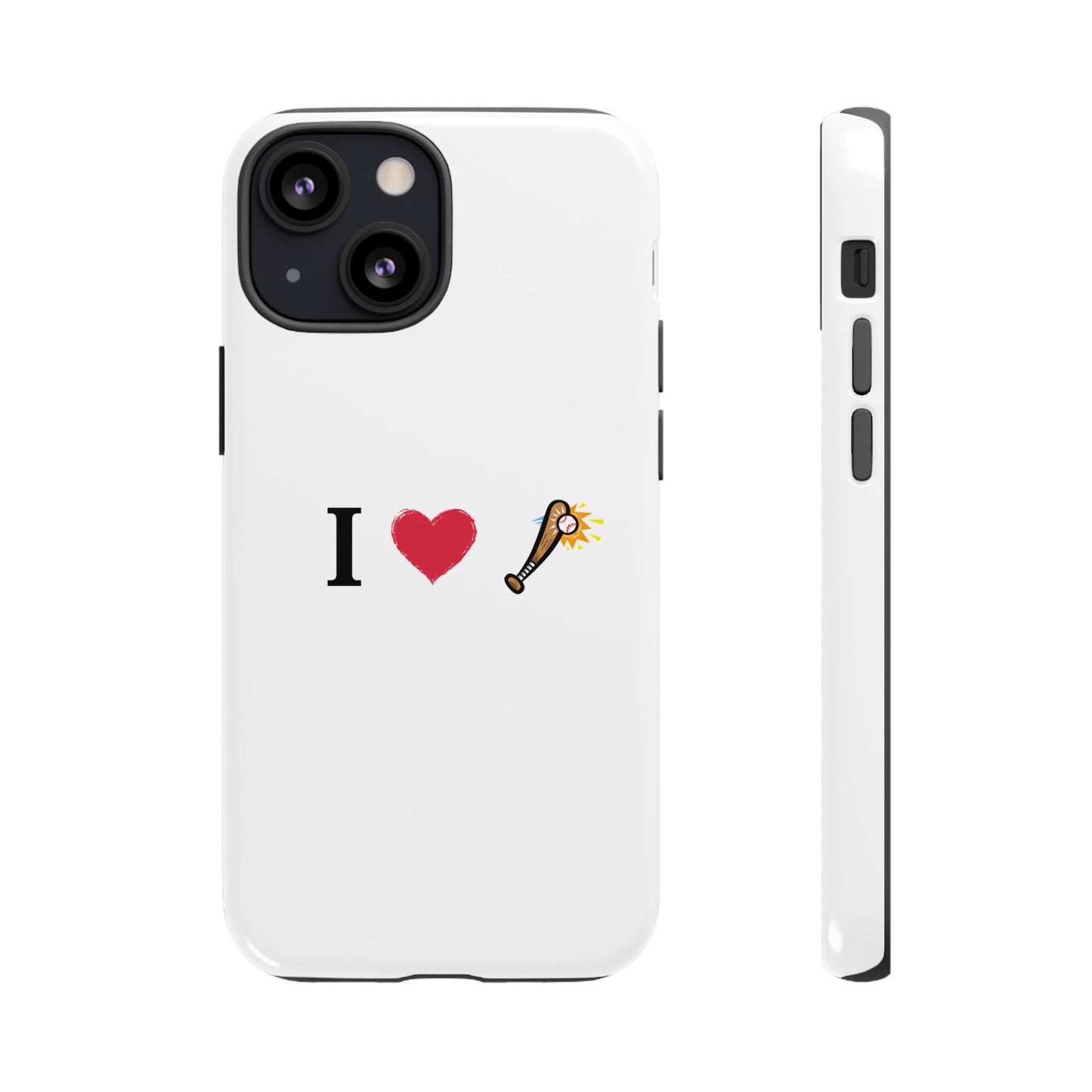 I Love Baseball Vibe Phone Case - Tough Cases for Sports Lovers, Gifts for Athletes, Fun Accessories, iPhone and Android Compatible - TRV