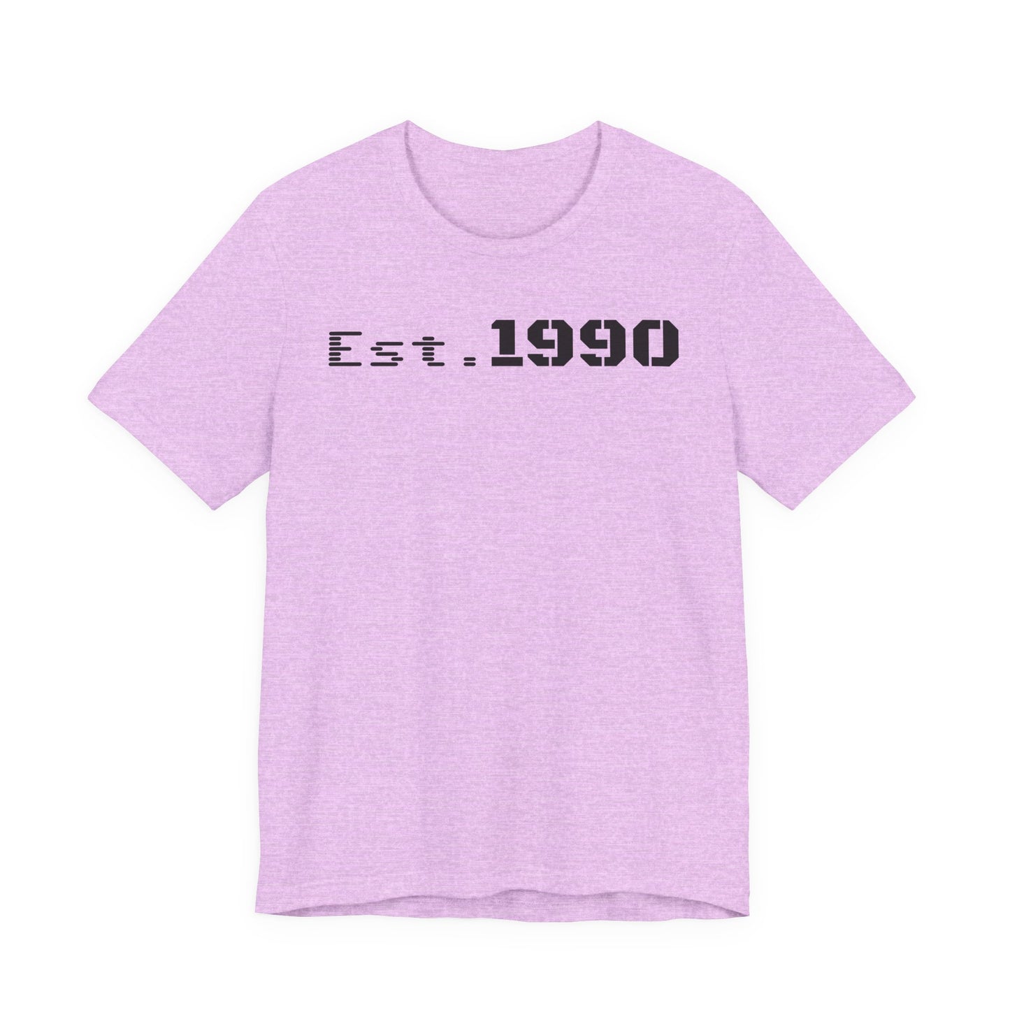Unisex Est. 1990 Nostalgic Jersey Tee - Perfect Gift, Vintage Style, Retro Fashion, Birthday Celebration, Casual Wear - TRV