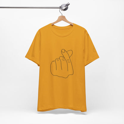 Minimalist Hand Sign Unisex Tee | Casual Everyday Wear | Perfect for Gift Givers