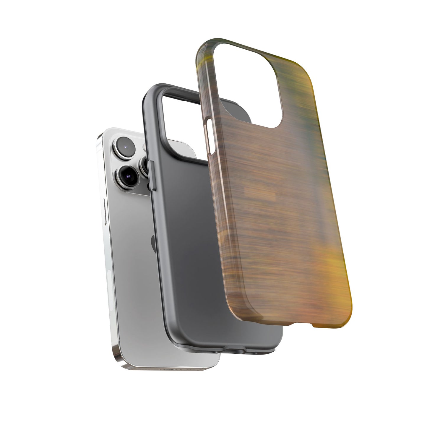 Autumn Blur Tough Phone Case — Fall Colors Protective iPhone Cover