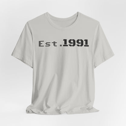 Unisex Vintage Est. 1991 Tee - Perfect Gift for Birthdays, Anniversaries, Throwback Fashion, Casual Wear, Milestone Celebrations