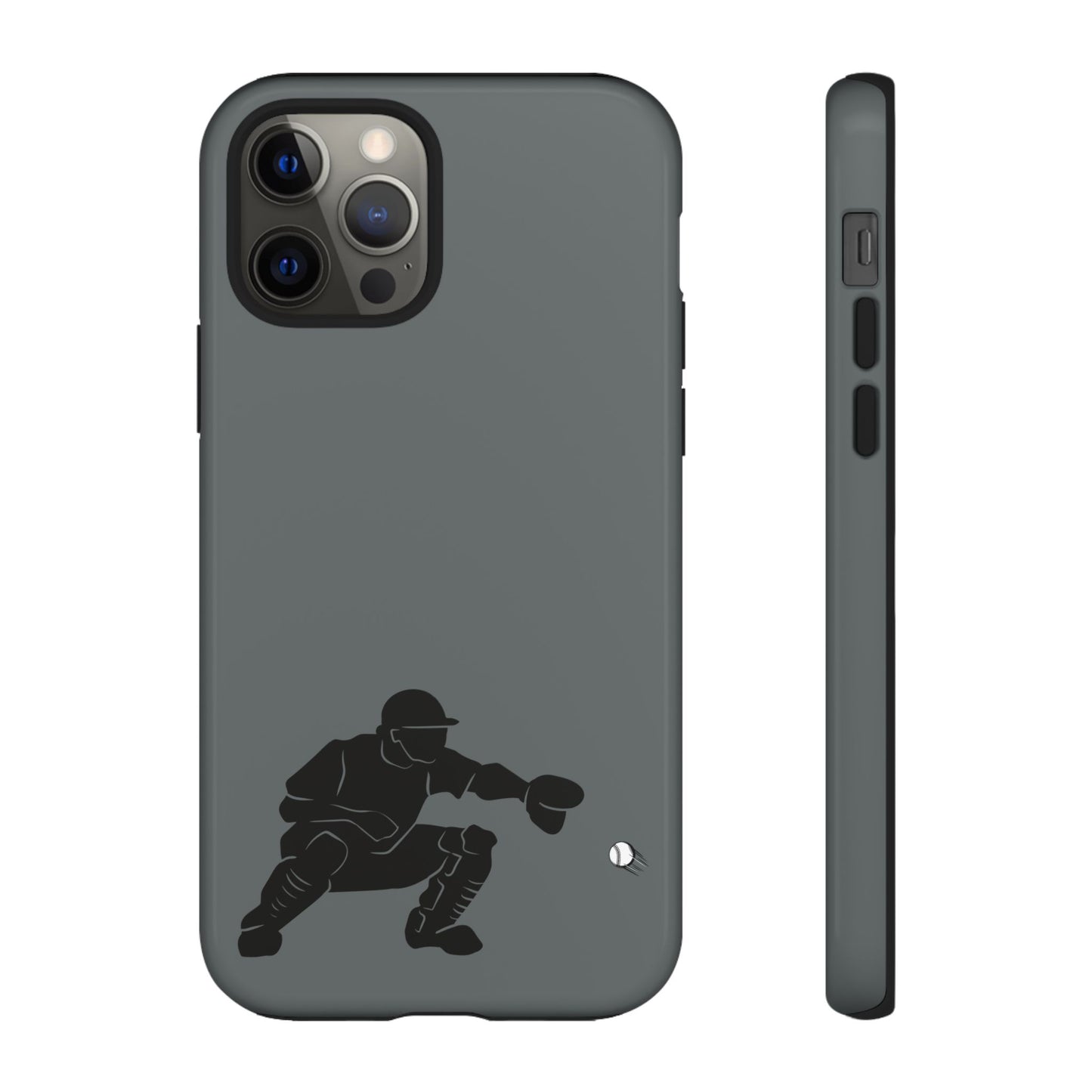 Baseball Catcher Phone Case, Sports Phone Accessory, Tough Cases, Gift for Athletes, Sports Fan Merchandise, Unique Design - TRV