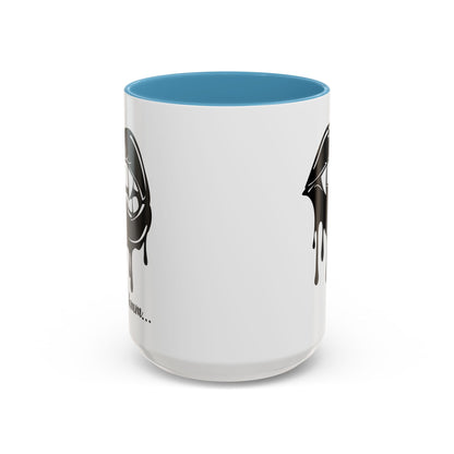 Dripping Lip Coffee Mug – "hmm..." Accent Ceramic Mug (11/15oz)