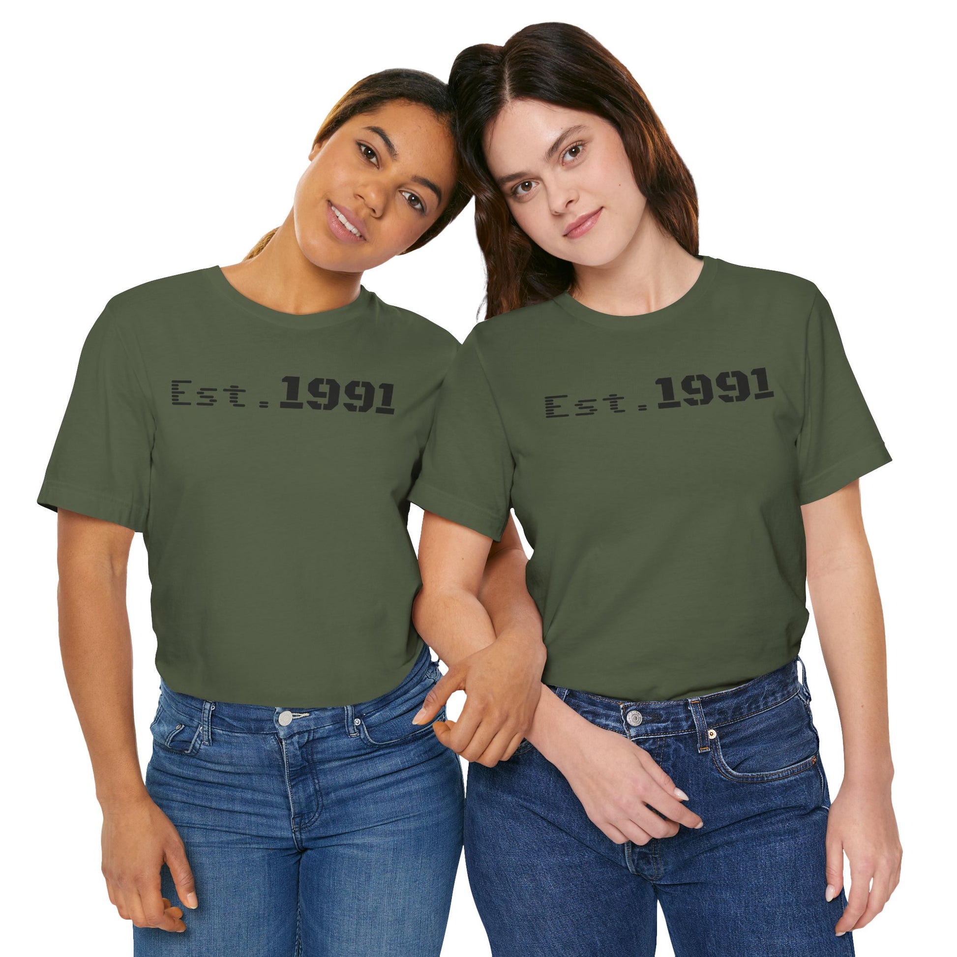 Established 1991 Unisex Jersey Tee | Vintage Anniversary Gift | Casual Wear, Birthday Shirt, Retro Style, Statement Tee, Gift for Him/Her - TRV