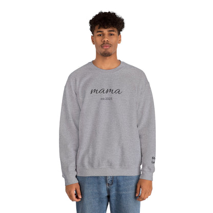 mama sweatshirt | simple script mom pullover - TRV