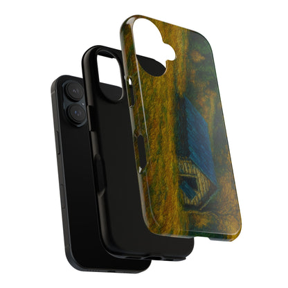 Artistic Phone Case by Tough Cases, Nature-Inspired Phone Protection, Unique Gift for Nature Lovers, Stylish Accessory, Fall Aesthetic - TRV