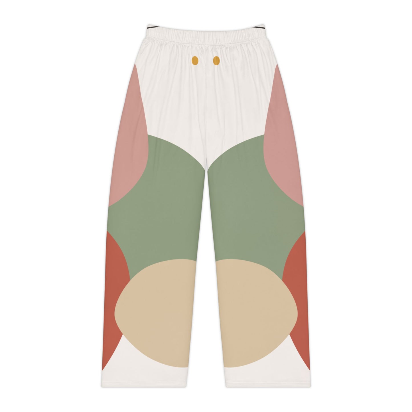 Abstract Colorblock Tulip Pattern Pajama Pants | AOP Lounge Trousers
