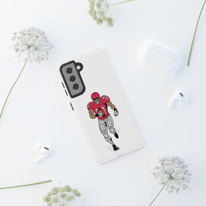 Football Player Tough Case, Sports Phone Cover, Athlete Gift, Tough Phone Case, Fall Sports, Football Lover's Accessory - TRV