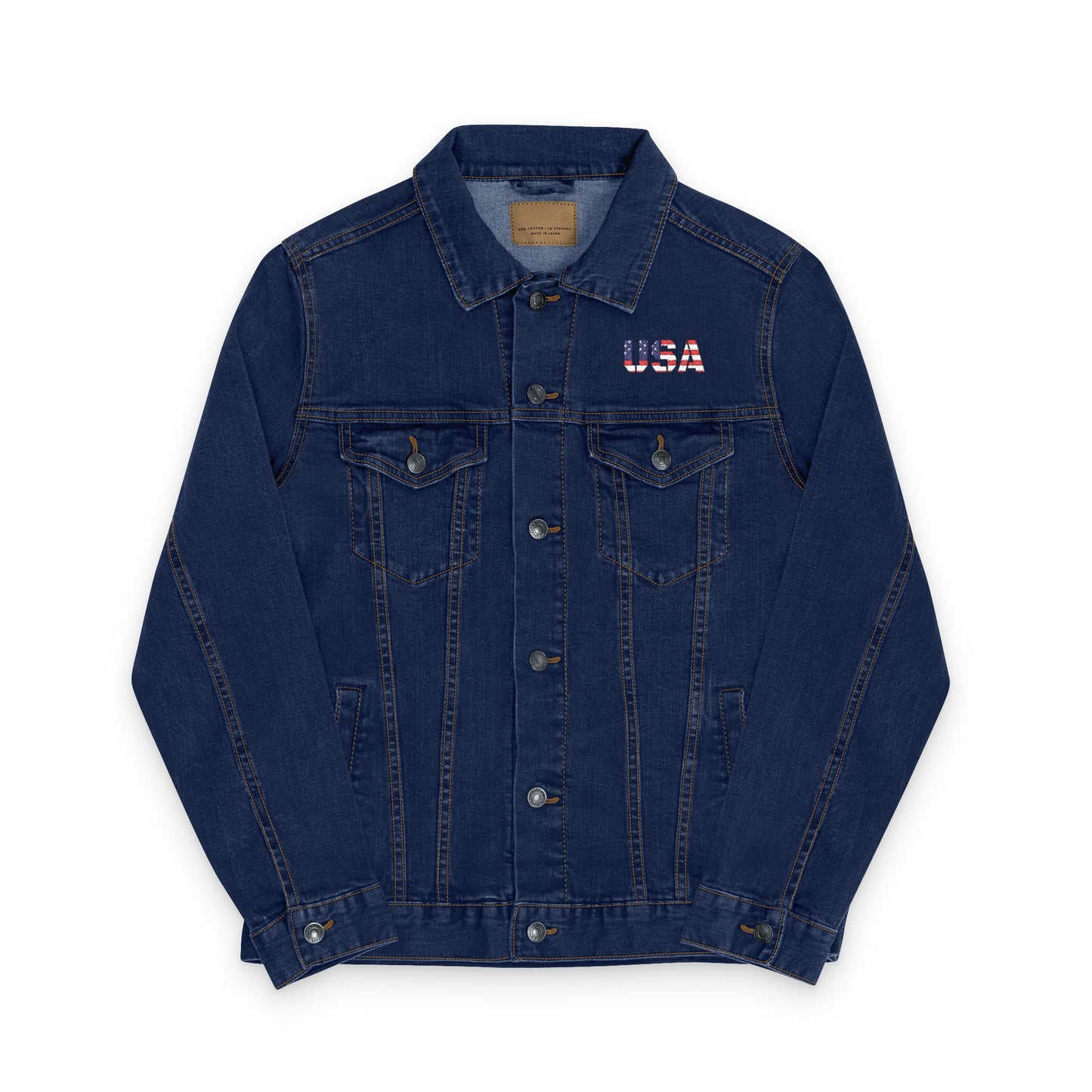 Embroidered Unisex Denim Jacket - Stylish, Casual, Perfect for Summer Outings, Men's & Women's Fashion Statement, Birthday Gift, [...] - TRV
