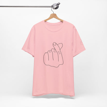 Minimalist Hand Sign Unisex Tee | Casual Everyday Wear | Perfect for Gift Givers