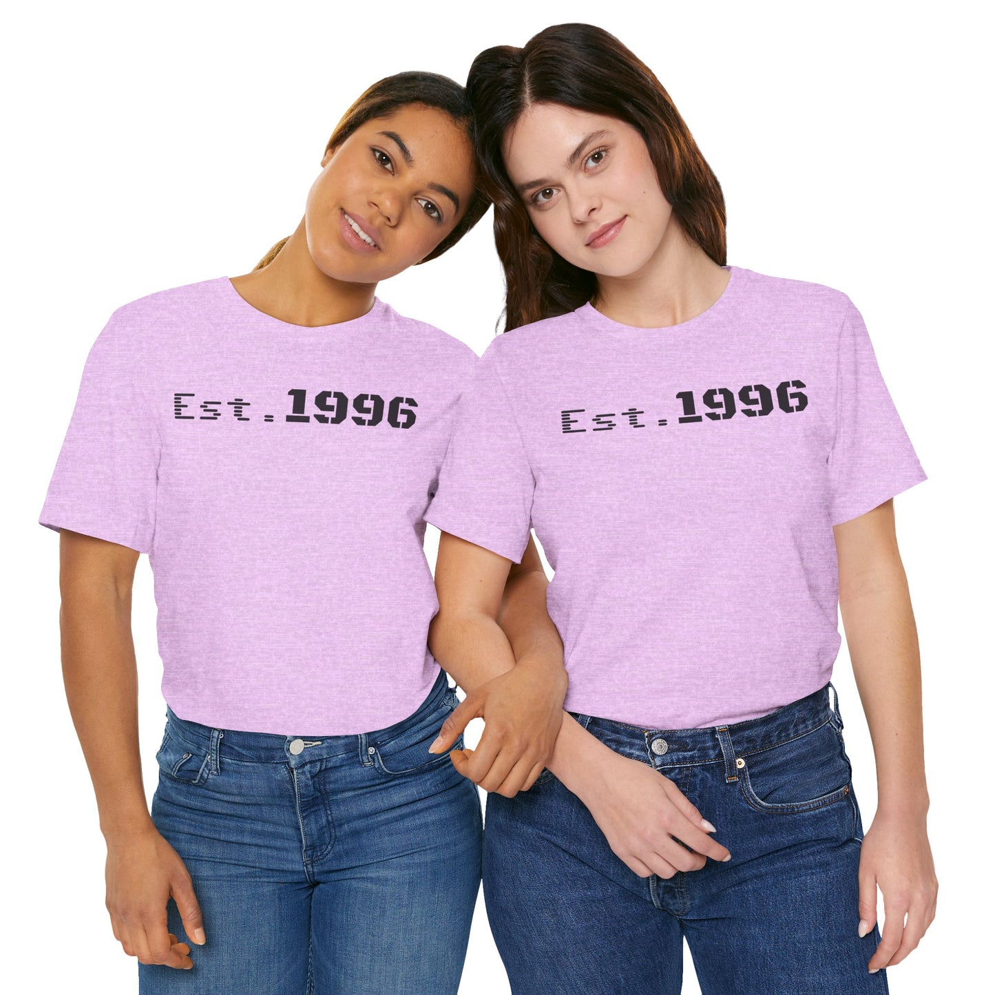 Established 1996 Unisex T-Shirt, Vintage Year Tee, Birth Year Gift, Casual Fashion, Personalized Graphic Tee - TRV