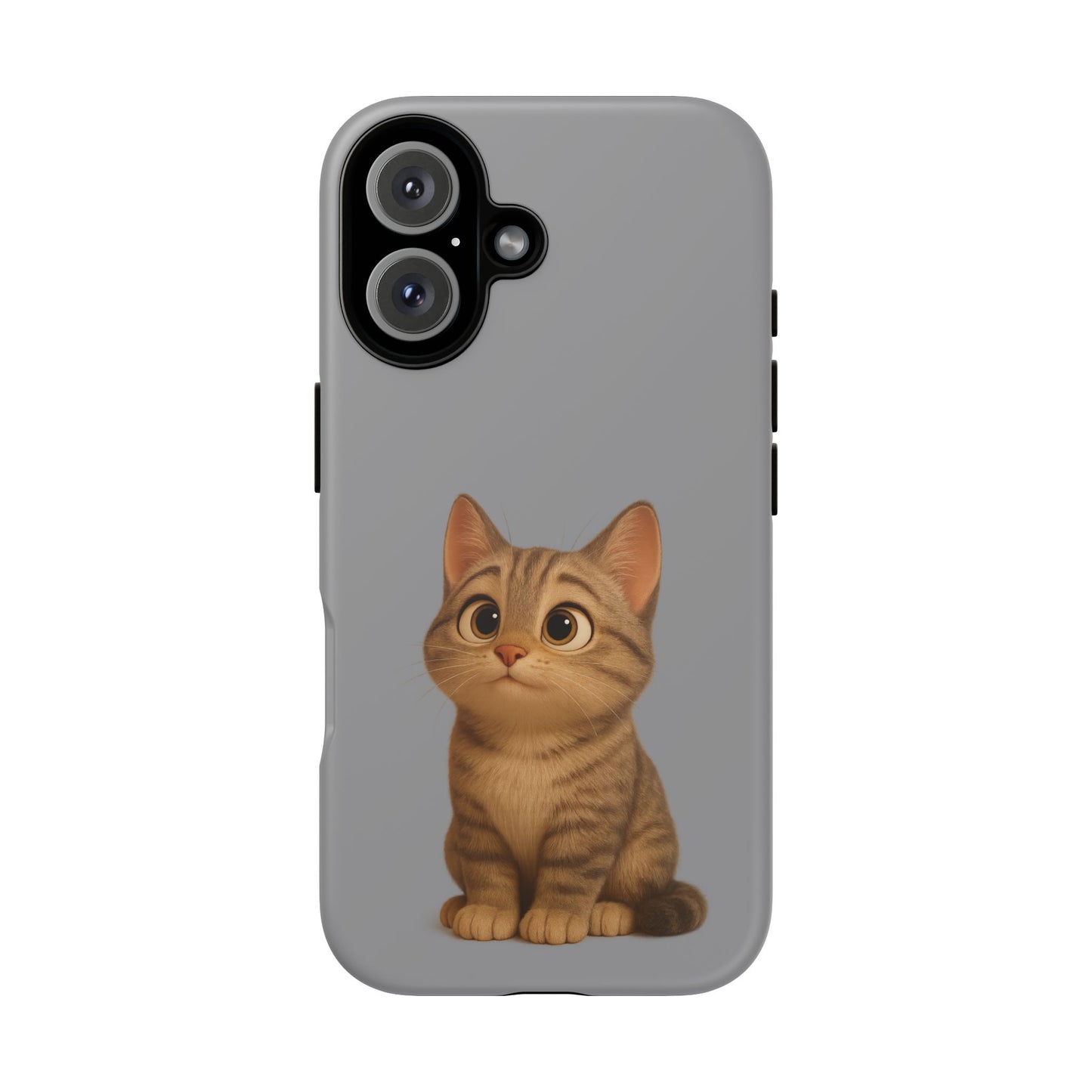 Cute Cat Phone Case, Kawaii Pet Accessory, Gift for Cat Lovers, Animal Phone Cover for Kids, Unique Kitty Design, Birthdays, Holidays - TRV