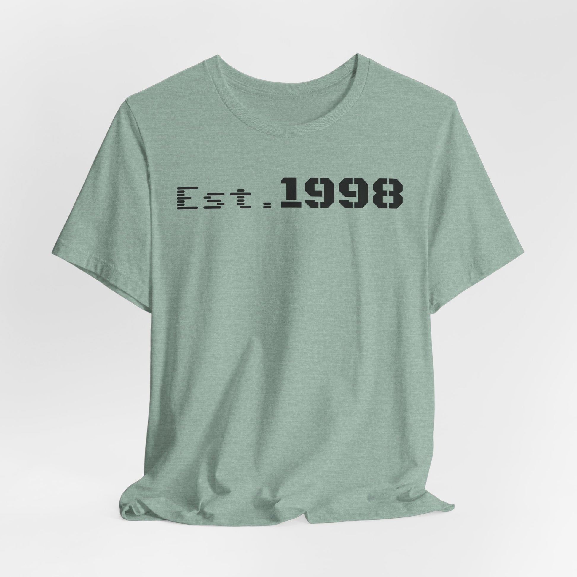Vintage Est. 1998 Tee - Retro Unisex Shirt for Birthdays, Gifts, Everyday Wear, Casual Style, Nostalgia - TRV
