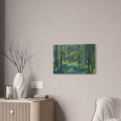 Canvas Art Print, Forest Path Painting, Nature Decor, Wall Art, Gift for Nature Lovers, Home Decor Inspiration - TRV
