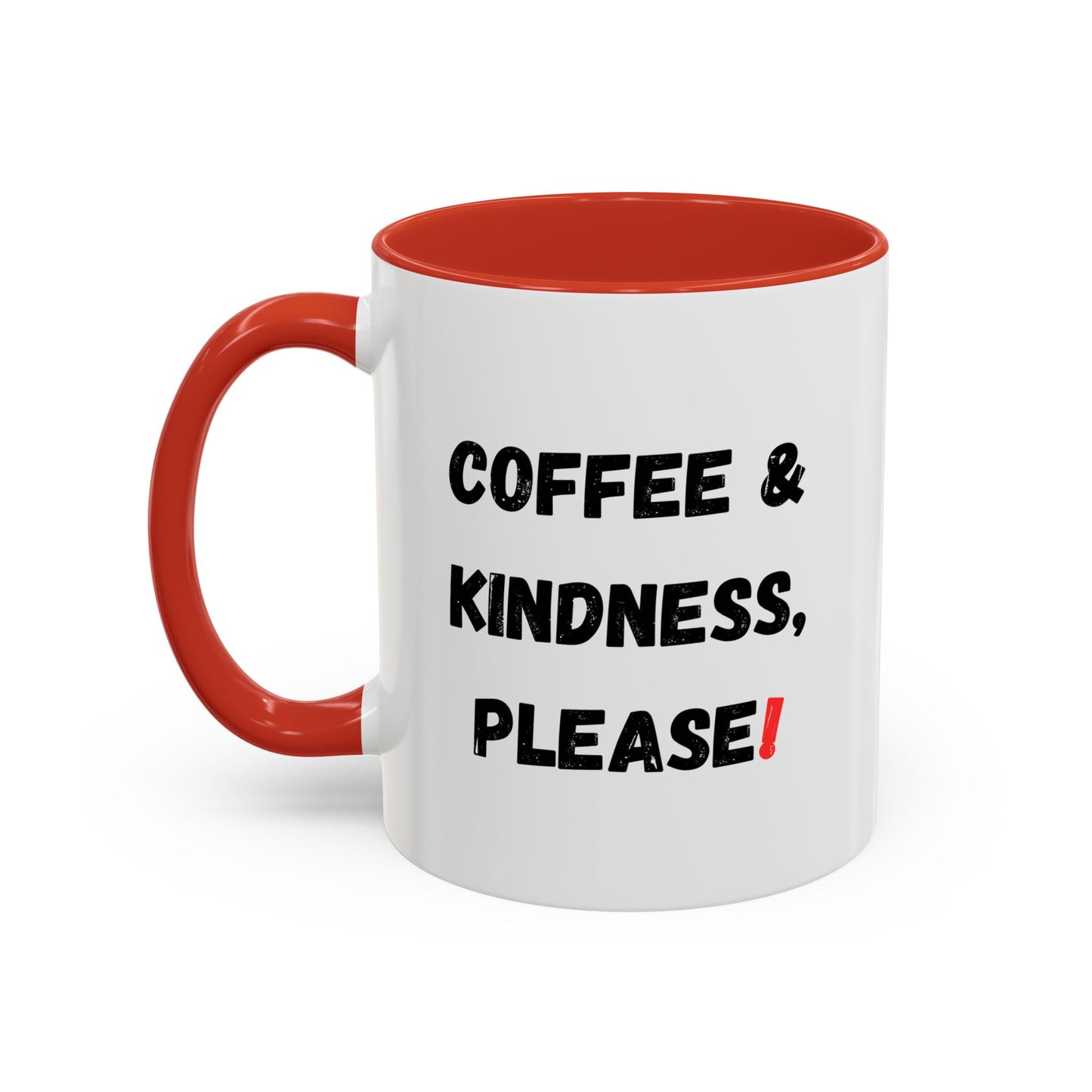 Coffee & Kindness Mug - Inspirational Coffee Cup, Gift for Friends, Office Decor, Encouragement, Morning Motivation