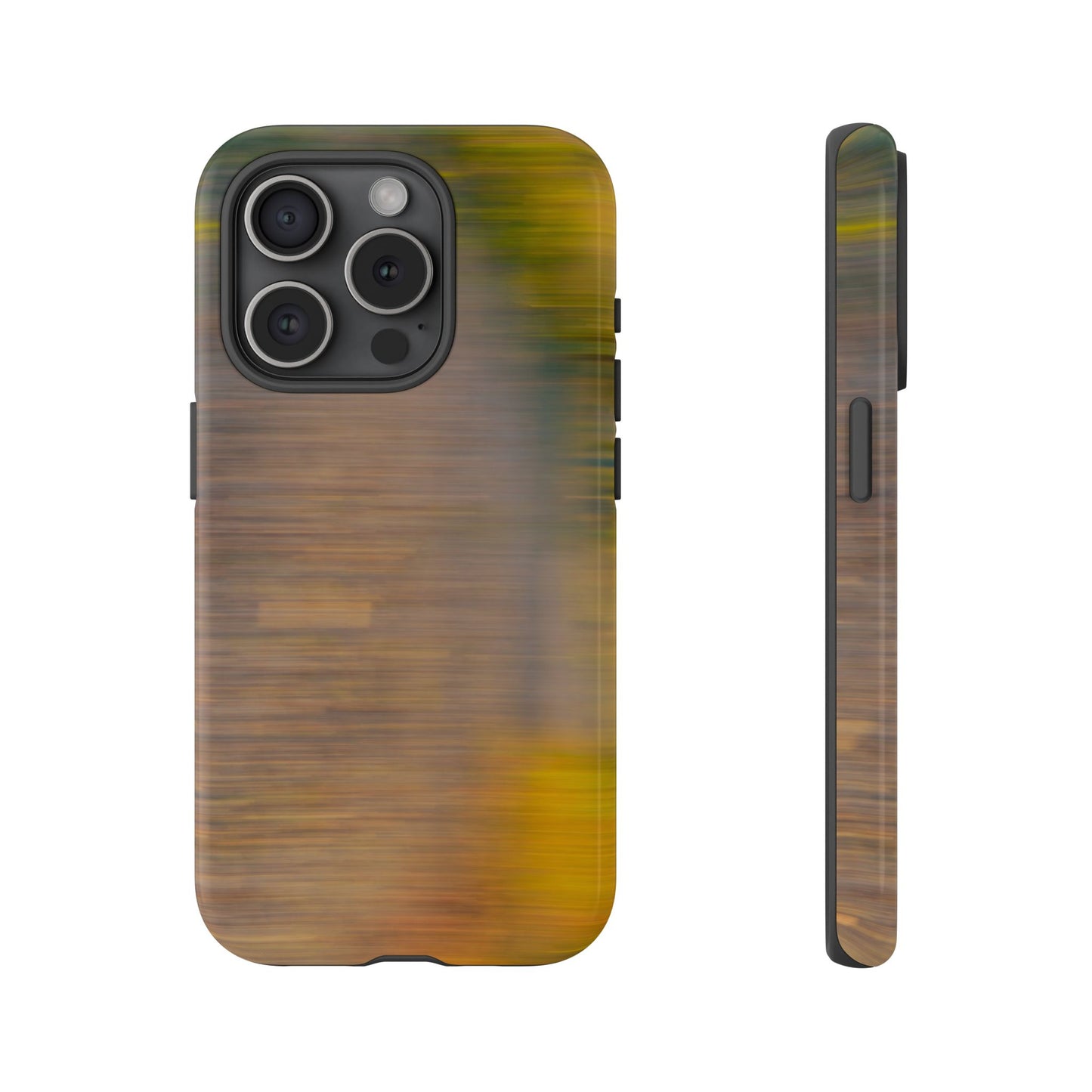Autumn Blur Tough Phone Case — Fall Colors Protective iPhone Cover