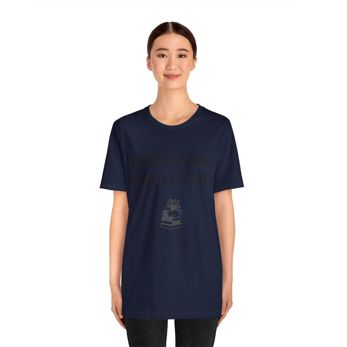 Unisex custom T-shirt from Printify with personalized design, soft fabric, and comfortable fit, shown in natural light.
