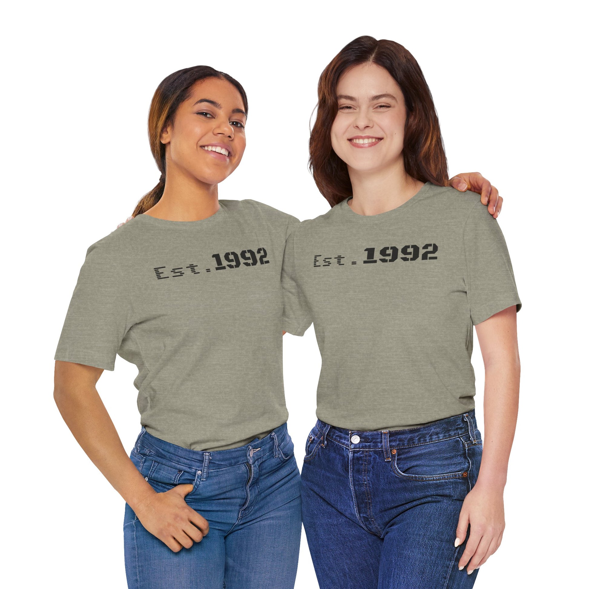 Est. 1992 Unisex Jersey Tee - Retro Birthday Gift, Casual Wear, Cool Vintage T-Shirt, Gift for Him, Gift for Her - TRV