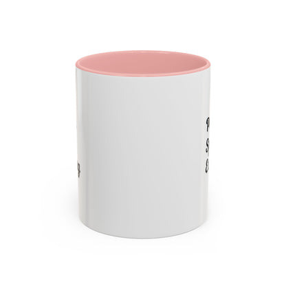 Pumpkin Spice Everything accent coffee mug by Printify featuring fall-themed orange and white design, 11oz coffee cup.