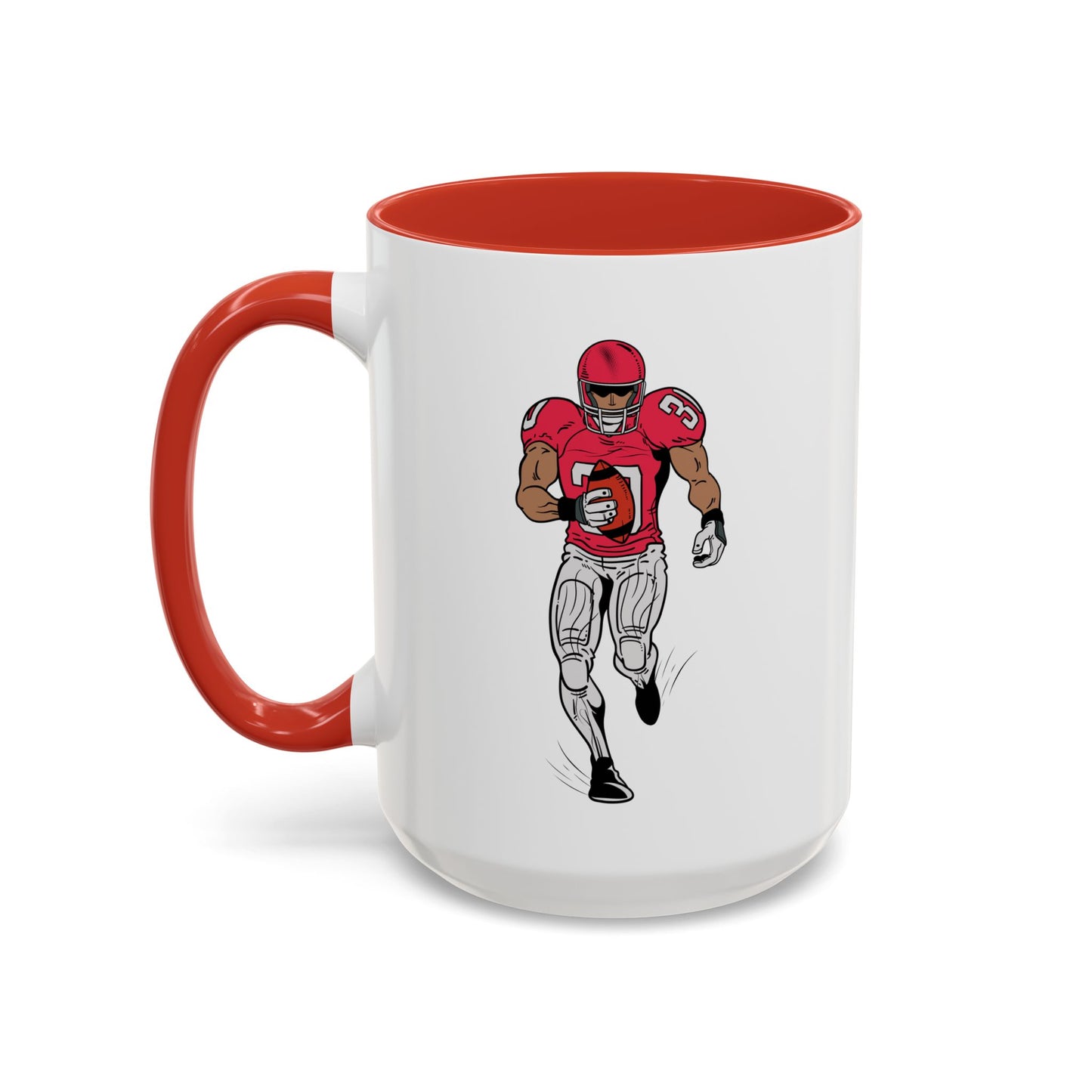 Football Player Coffee Mug, Sports Fan Gift, Motivational Coffee Cup, Game Day Mug, Unique Sports Merchandise