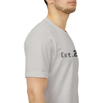 Vintage-style "Established 2006" graphic T-shirt by Printify, featuring bold lettering on a casual cotton tee.