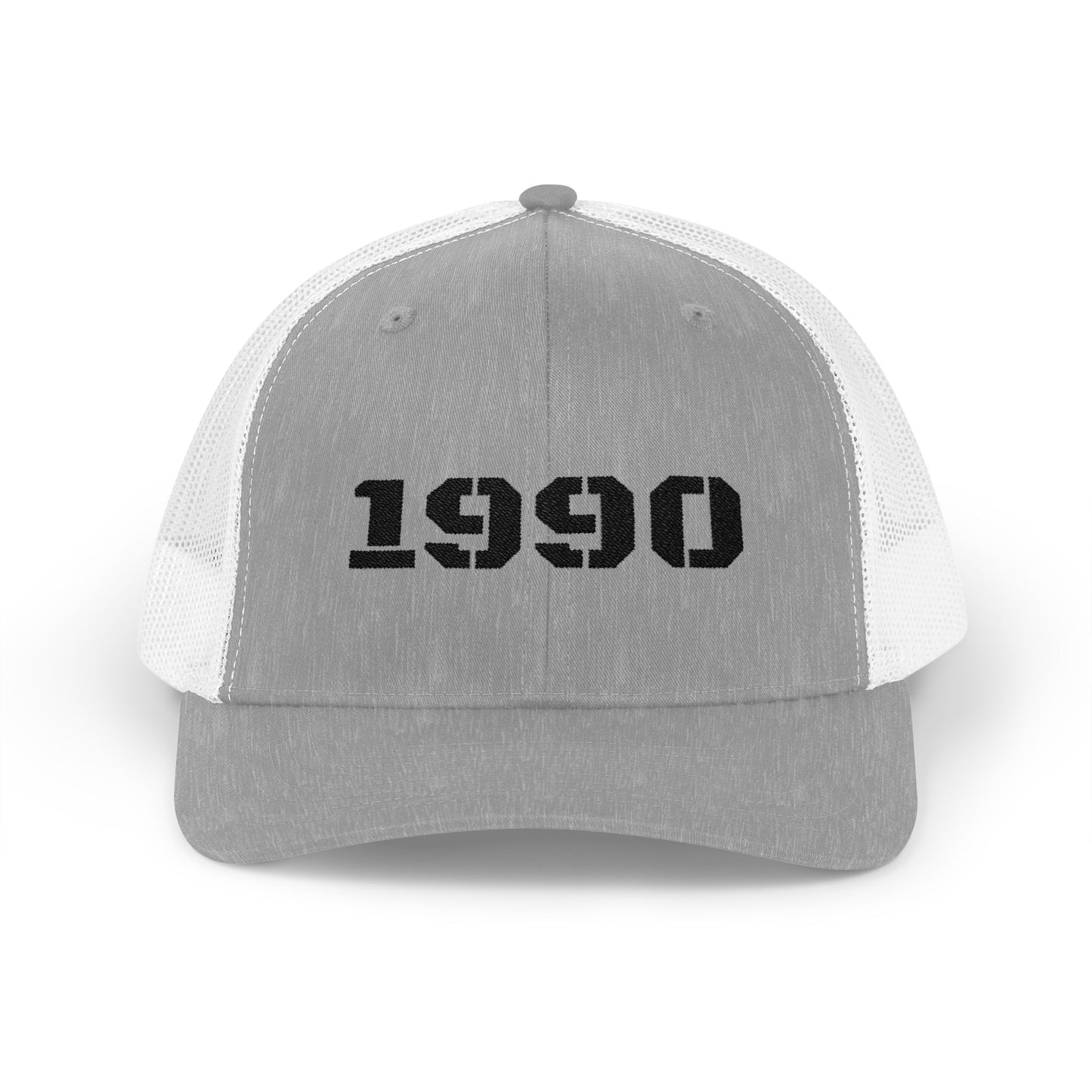 Retro 1990 Snapback Trucker Cap | Vintage Hat for 90s Nostalgia, Perfect Gift for Birthdays, Casual Wear, Summer Fun - TRV