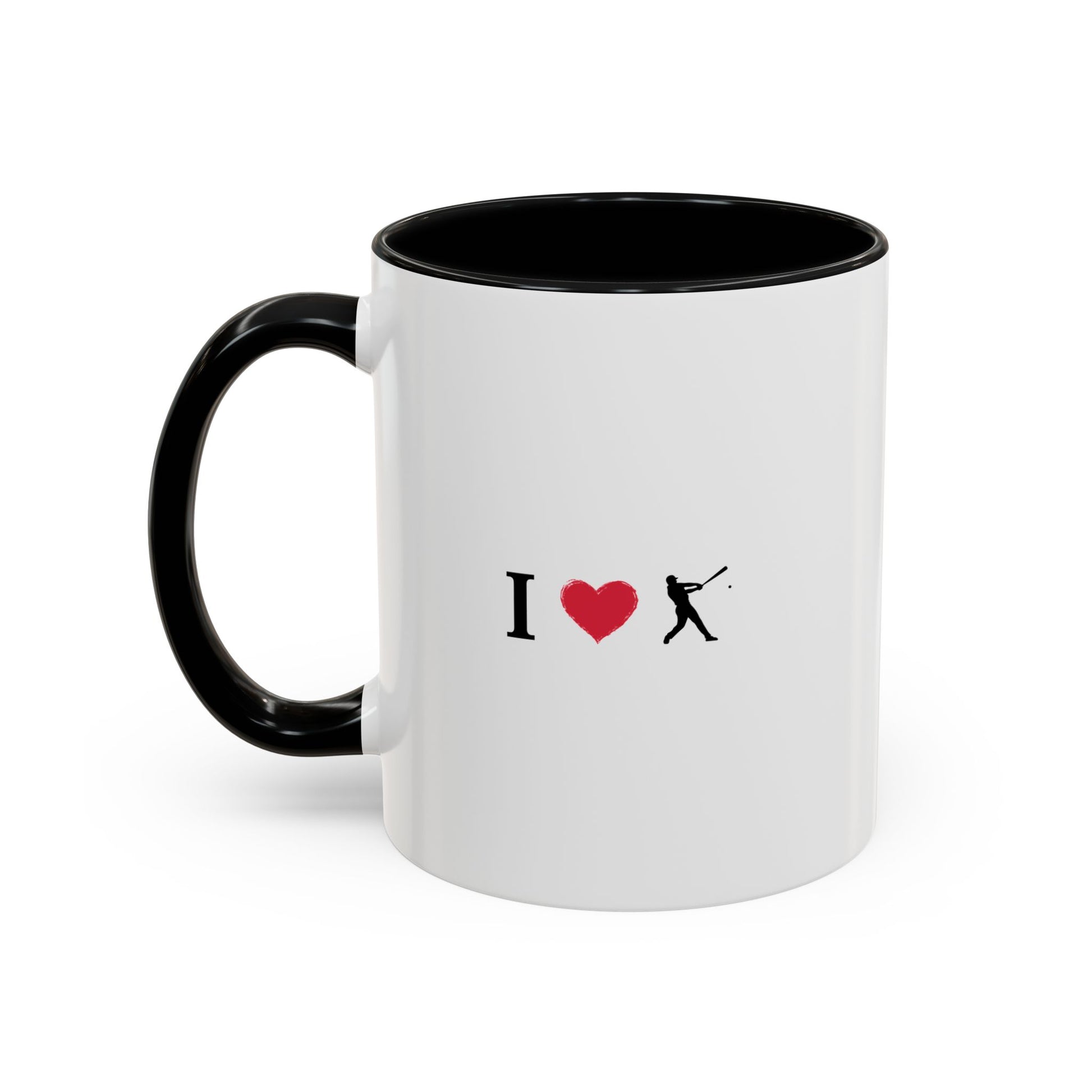 Baseball Love Accent Coffee Mug – Perfect Gift for Sports Fans, Home or Office Use, Great for Birthdays, Anniversaries, and Holidays - TRV