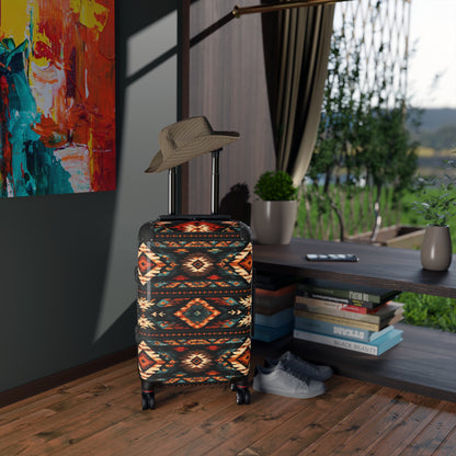 Southwest Aztec Pattern Carry-On Suitcase — Tribal Travel Luggage