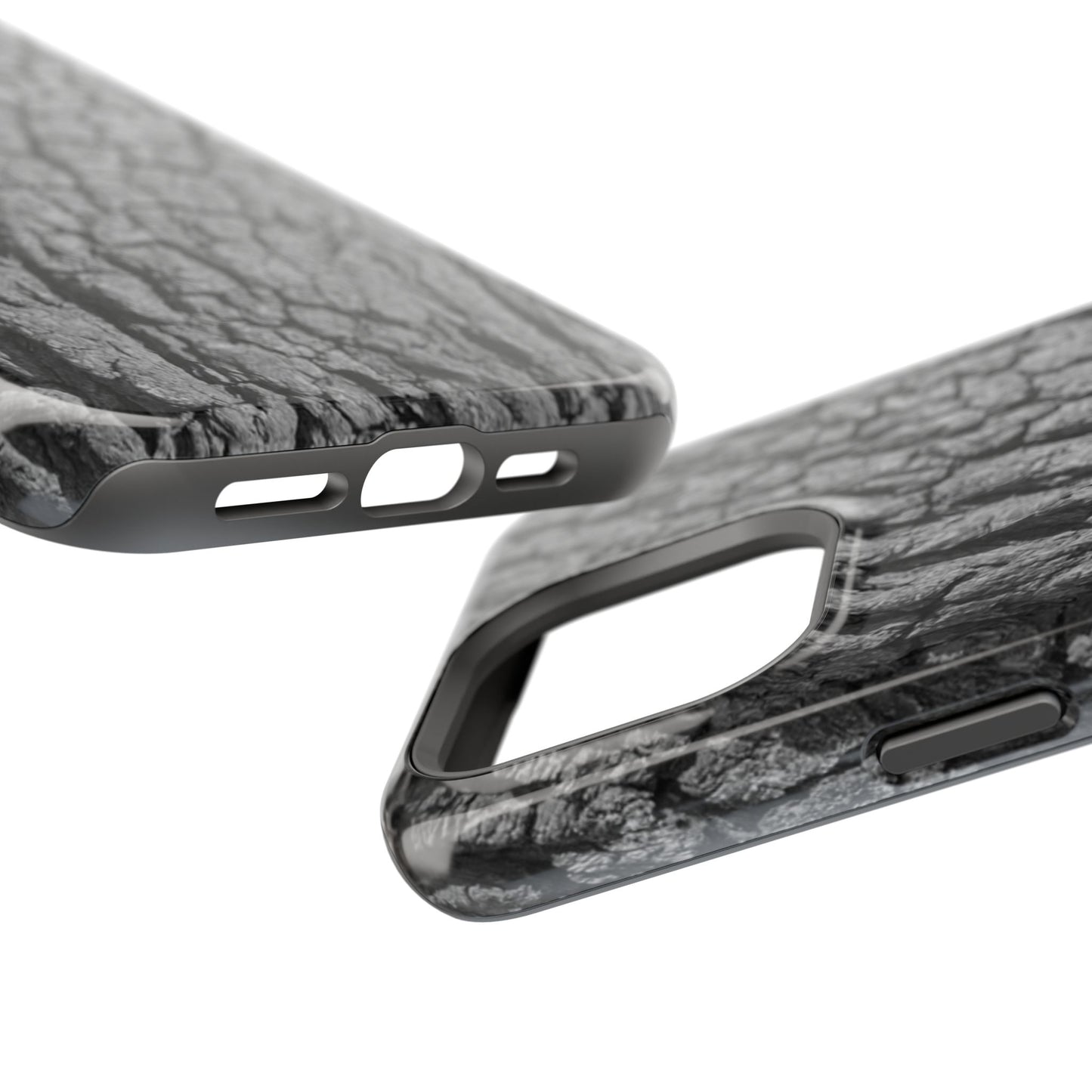 Bark Texture Magnetic Impact Phone Case