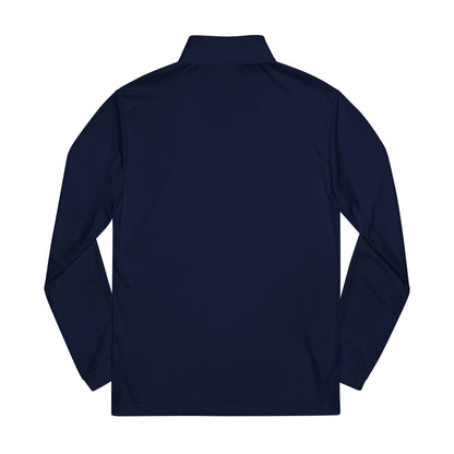 Adidas® Embroidered Quarter-Zip Pullover - Stylish Performance Layer With Love Gesture