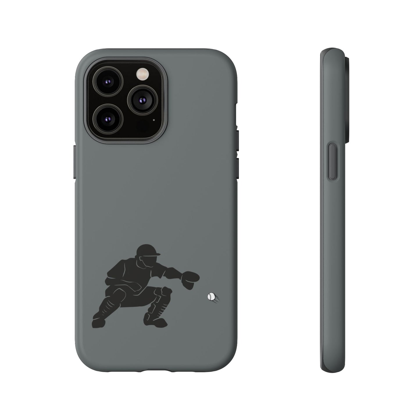Printify baseball catcher phone case with tough, protective cover designed for durability and style.