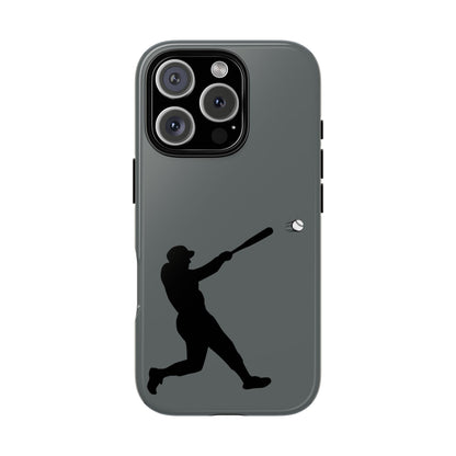Printify baseball batter phone case, tough protective smartphone cover with baseball player design for fans.