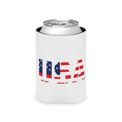 USA Flag Can Cooler – Patriotic Beer Koozie for 4th of July & Memorial Day
