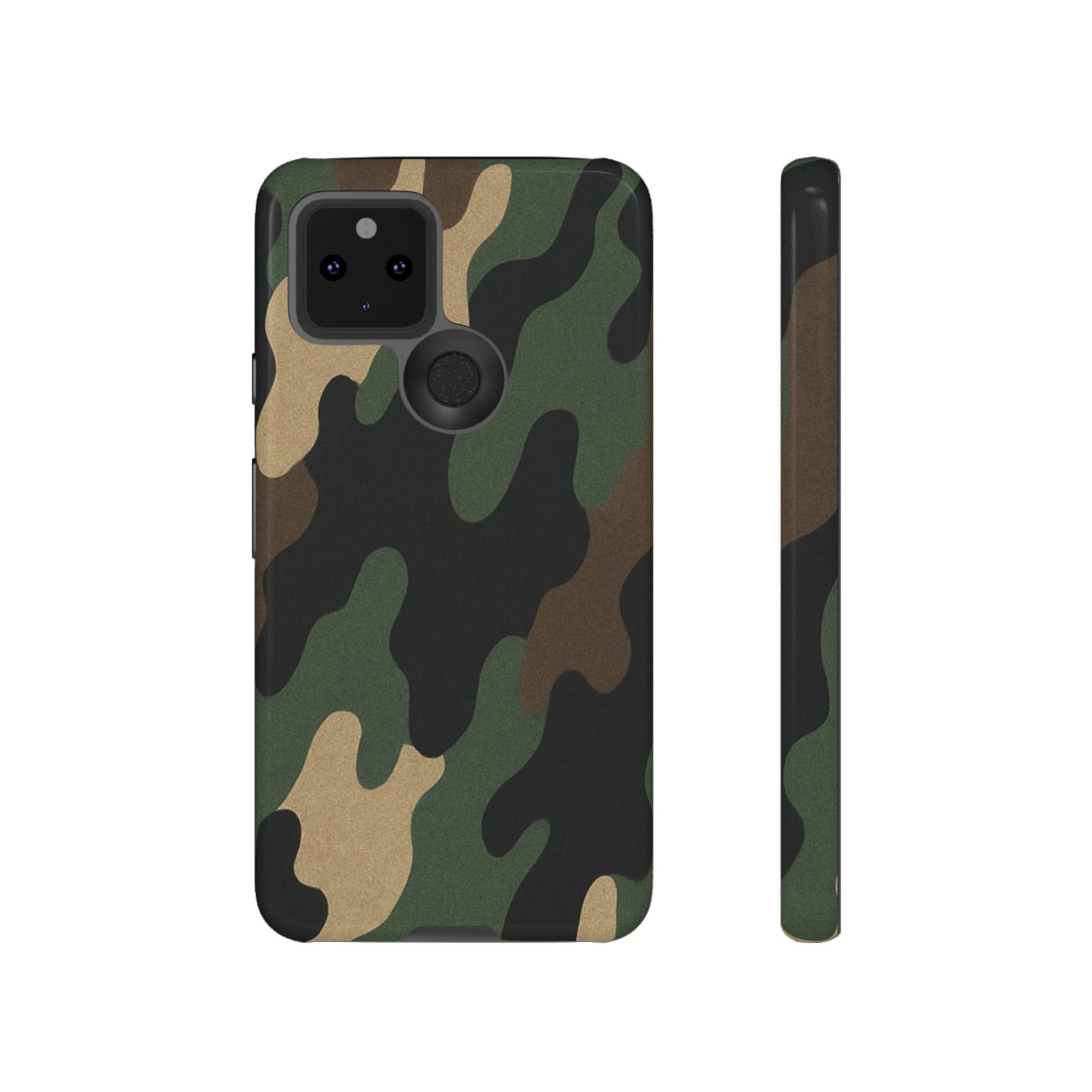 Camouflage Phone Case, Tough Phone Cover, Military Style Accessory, Protective Case for Men, Gifts for Soldiers - TRV