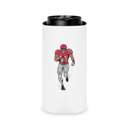 Football Player Can Cooler – Tailgating & Game Day Beverage Koozie