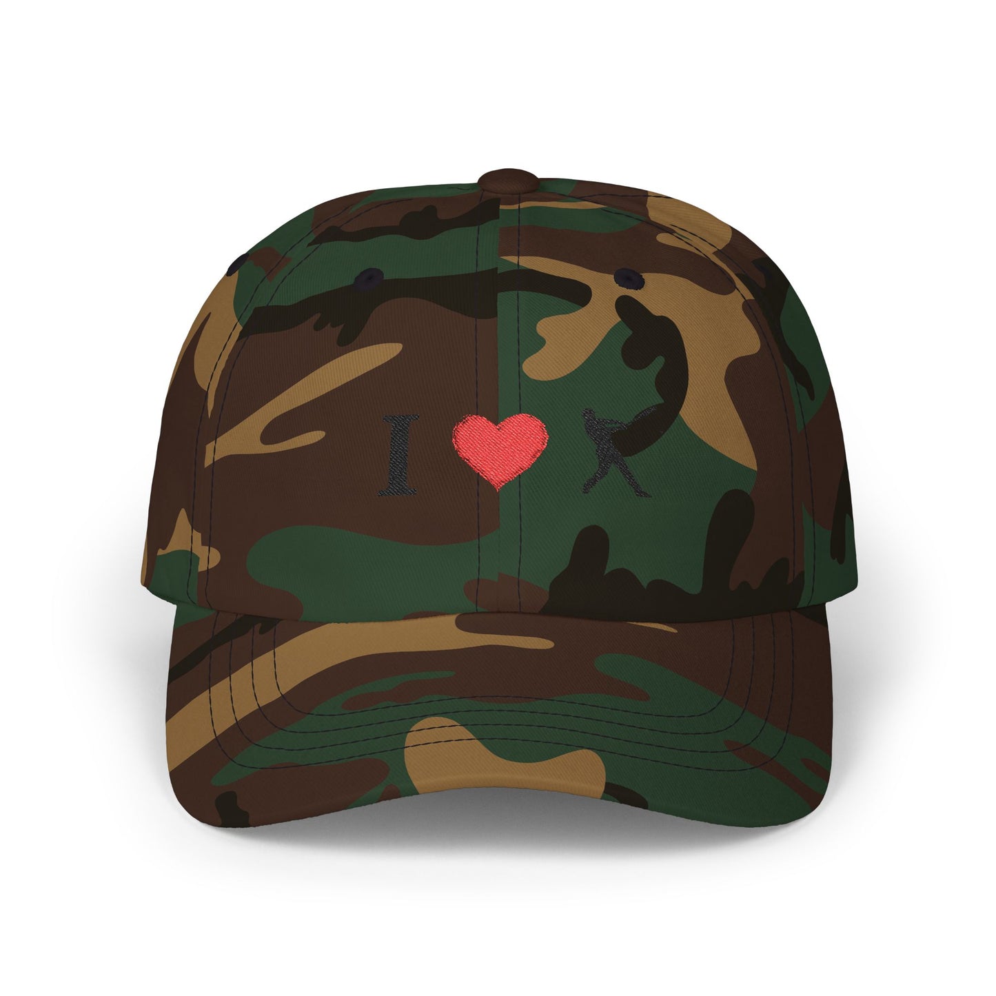 I Love Baseball Dad Cap, Sporty Hat for Dads, Baseball Lover Gift, Father's Day Gift, Casual Everyday Wear - TRV