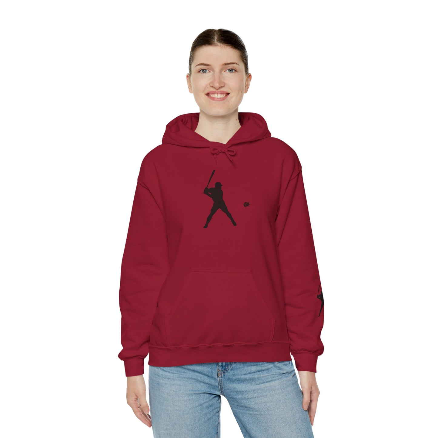 Baseball Themed Unisex Hoodie, Streetwear, Sports Fan Sweatshirt, Gift for Athletes, Casual Wear, Fall Fashion - TRV