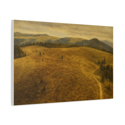 Stretched Canvas Art Print, Landscape Wall Decor, Nature Photography, Rustic Home Decor, Gifting, Earthy Art - TRV