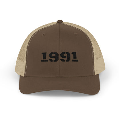 Vintage 1991 Snapback Trucker Cap, Retro Hat, Birthday Gift, Fashion Accessory, Casual Wear, Unisex Cap - TRV