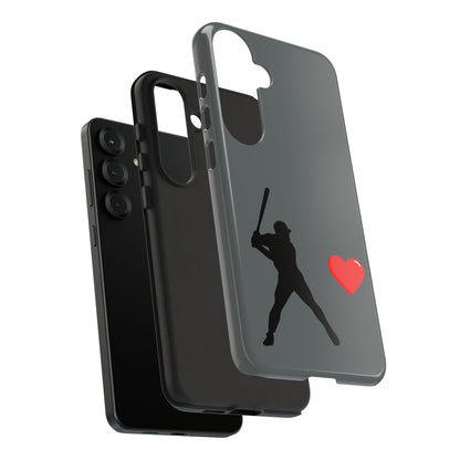 Printify Baseball Love phone case featuring a sports-themed design, perfect for sports fans and Father's Day gifts.