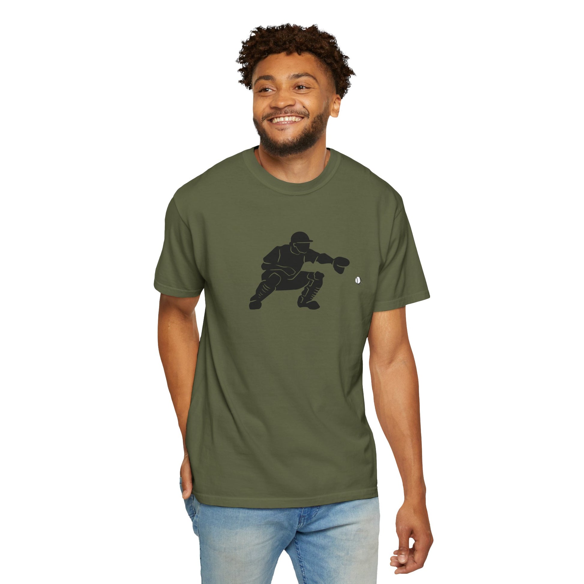 Stylish Unisex Baseball Catcher T-Shirt with Catcher Design, Sports Tee, Baseball Fan Gift, Athletic Apparel, Gift for Him/Her - TRV