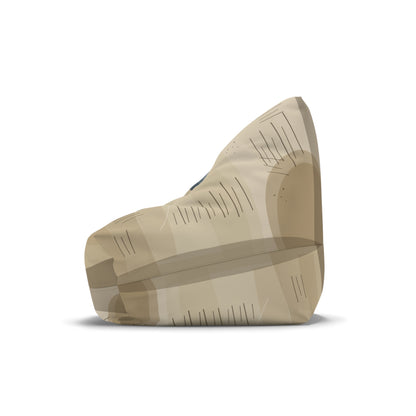 Desert Sand Abstract Pattern Bean Bag Chair Cover | Neutral Boho Living Room - TRV