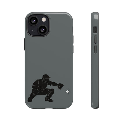 Baseball Catcher Phone Case, Sports Phone Accessory, Tough Cases, Gift for Athletes, Sports Fan Merchandise, Unique Design - TRV
