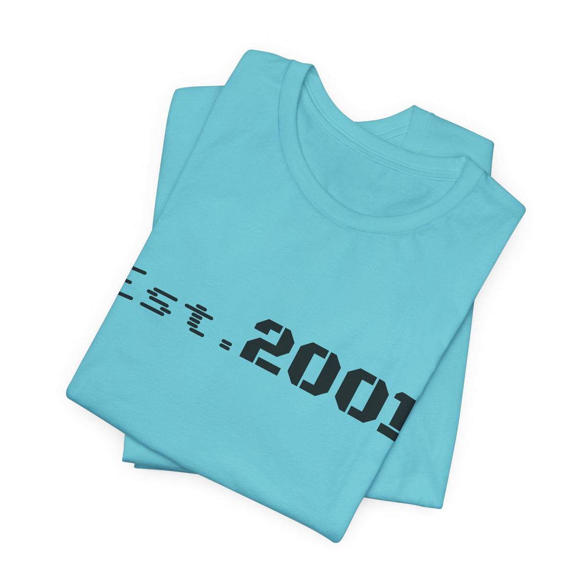 Retro minimalist Est. 2001 graphic T-shirt by Printify featuring a clean design and birth year print on a casual cotton tee.