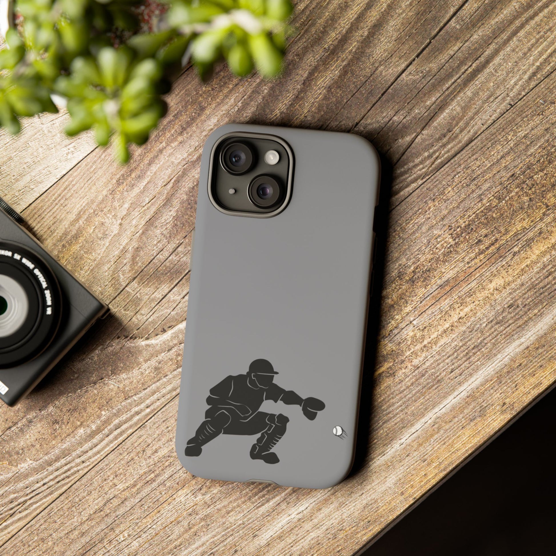 Baseball Catcher Phone Case - Tough Cases, Sports Phone Cover, Great for Athletes, Perfect Gift for Baseball Lovers, Unique Cell Phone Design - TRV