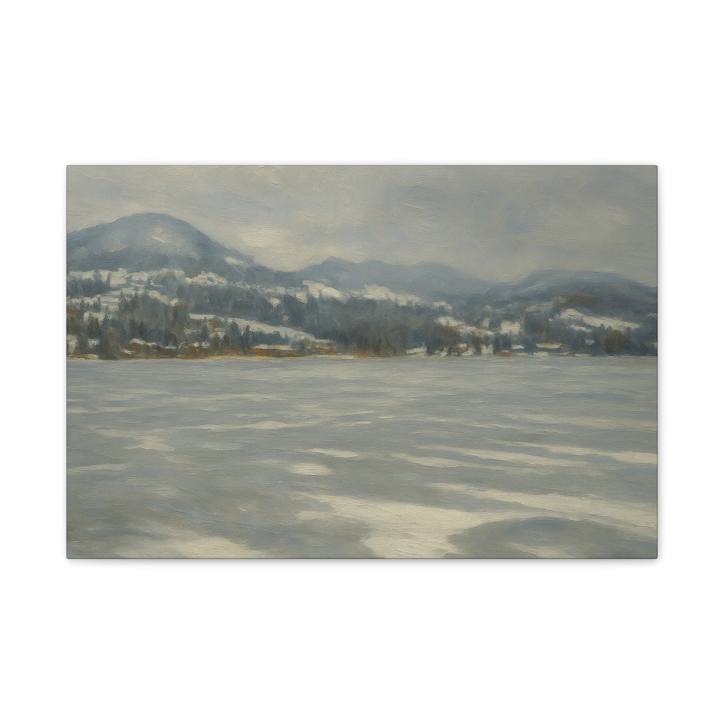 Serene Winter Landscape Canvas - TRV