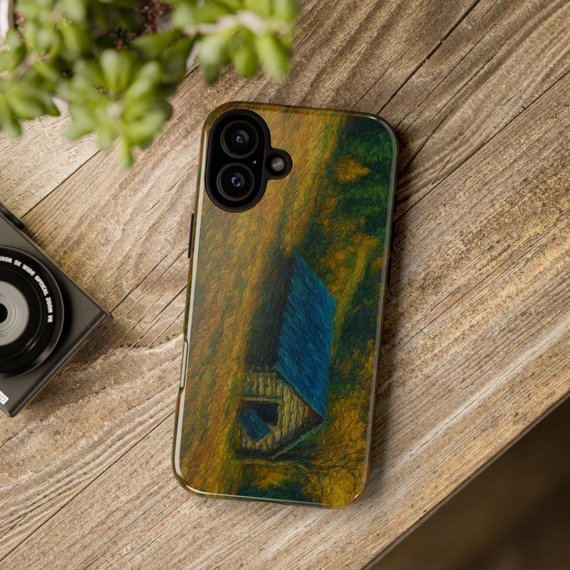 Artistic Phone Case by Tough Cases, Nature-Inspired Phone Protection, Unique Gift for Nature Lovers, Stylish Accessory, Fall Aesthetic - TRV