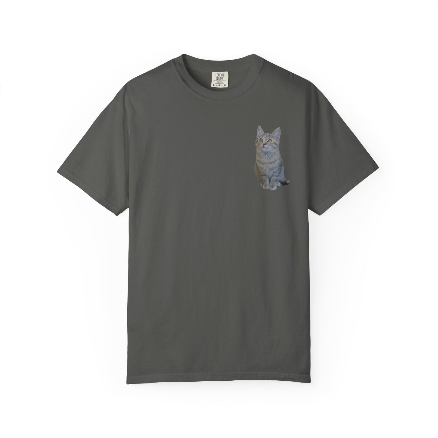 Whimsical Cat Pocket T-Shirt for Cat Lovers - TRV